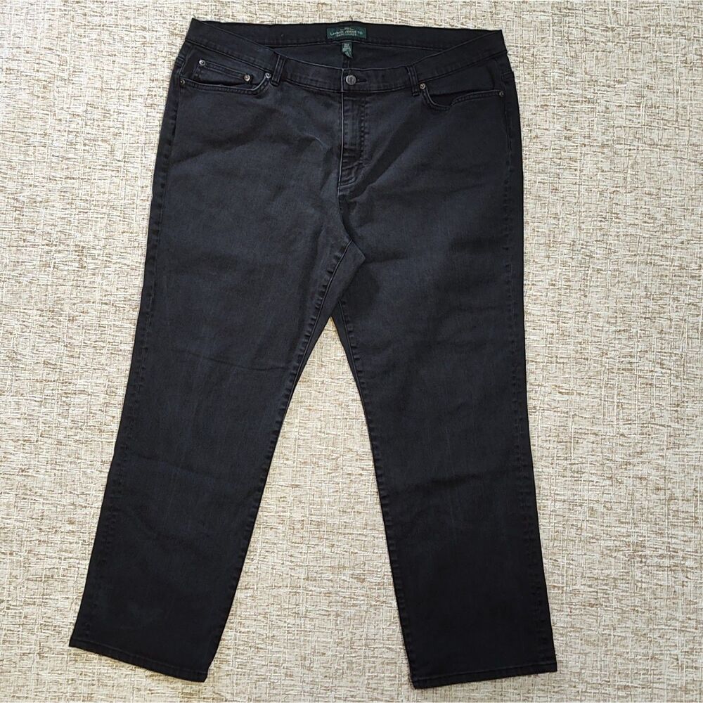 Lauren Jeans Co Plus Size 20 W 99% Cotton Black Ralph